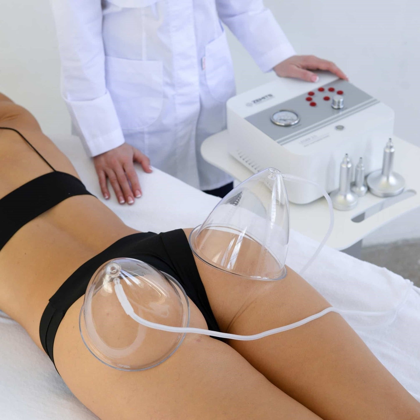 Zemits Leger 2.0 Sistema ng Vacuum Cupping na may XXL na mga Tasa sa Set